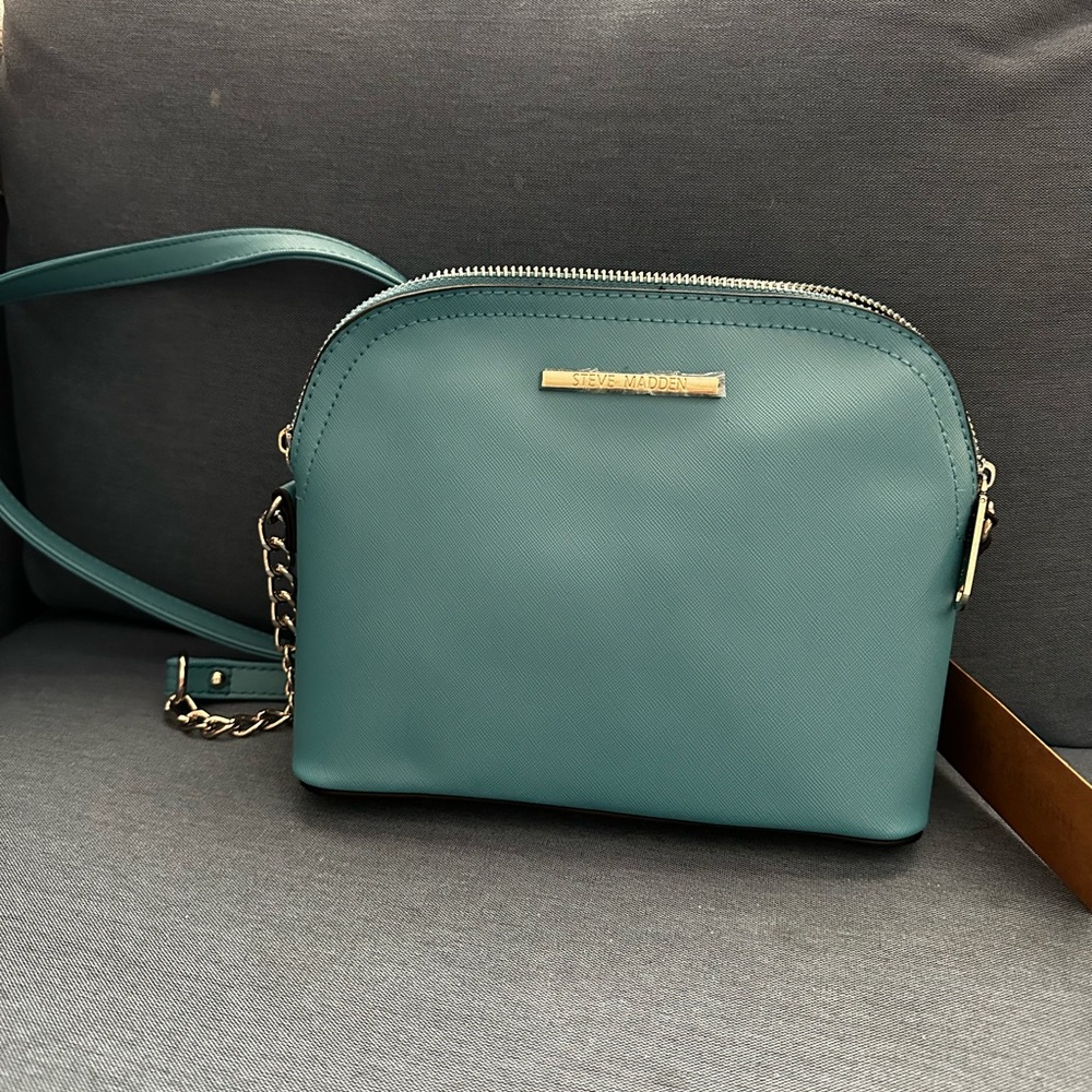 Steve Madden Teal Crossbody Bag-Chic&Functional Must- Half